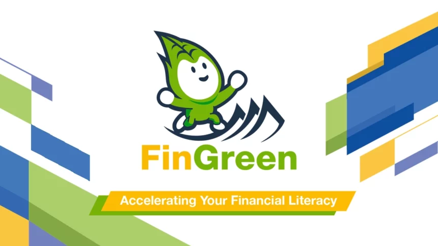 Logo of FinGreen - QNET's flagship financial literacy programme