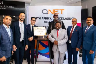 Group at the launch of QNET's operations in South Africa
