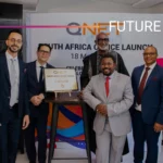 Group picture at the launch of QNET in South Africa in 2023