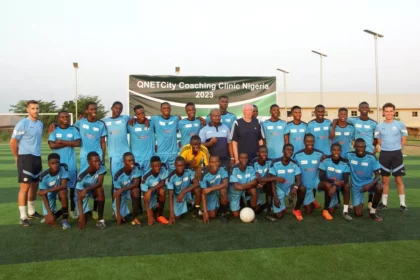 QNET and Manchester City organized a football clinic in Nigeria