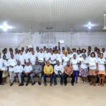 Participants in FinGreen Ghana, QNET's financial literacy programme, in Ho