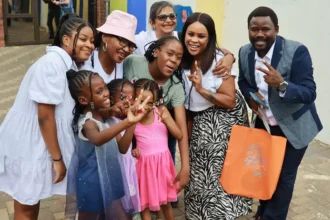 QNET gives a donation of clean water in Johannesburg